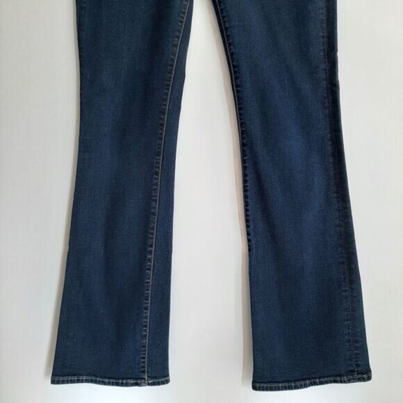LUCKY BRAND Leyla Boot Dark Blue Jeans Sz 6/28 R - Picture 4 of 11